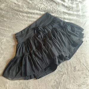 POPFLEX Black Skater Skirt
